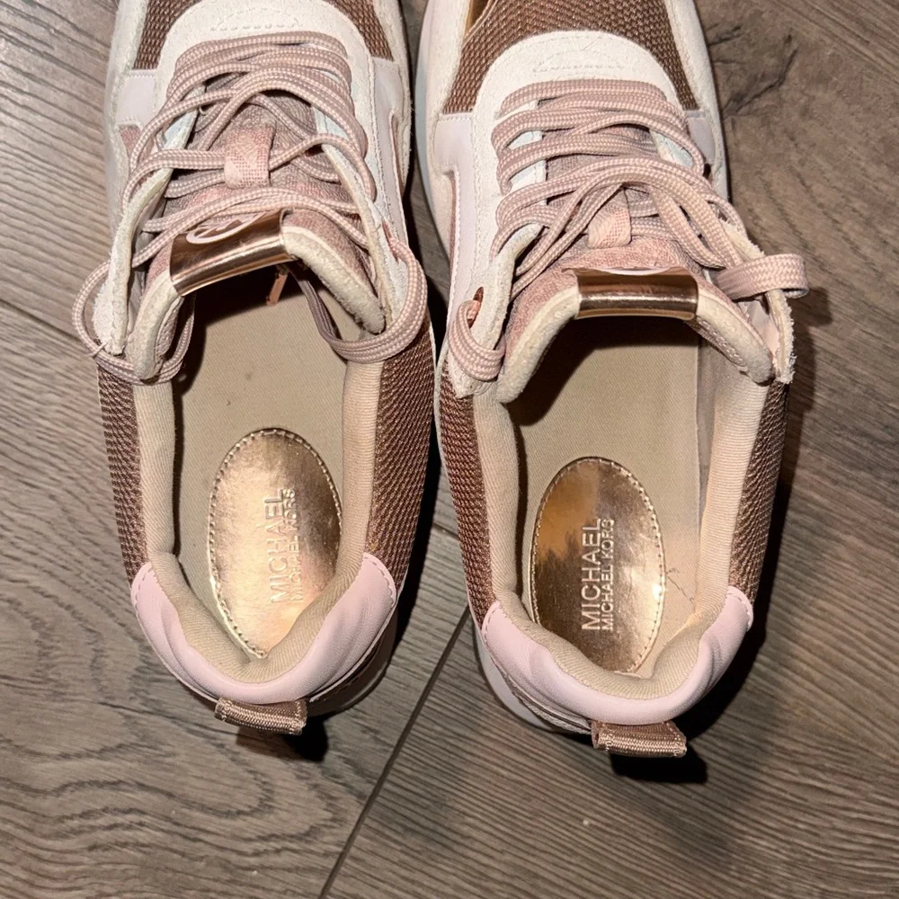 Michael Kors Wilma Suede and Logo Trainer - Picture 7 of 9